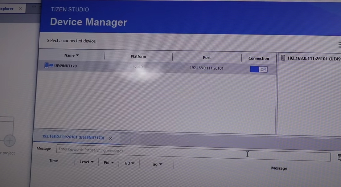 Device Manager Model TV