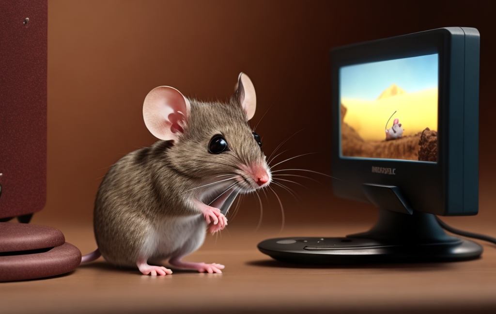 Мышь смотрит телевидение бесплатно